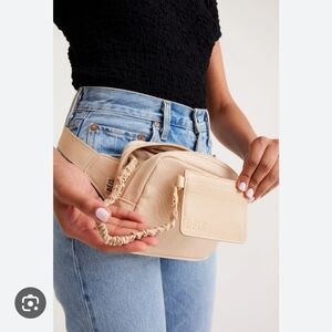 BEIS Stylish Beige Crossbody Bag